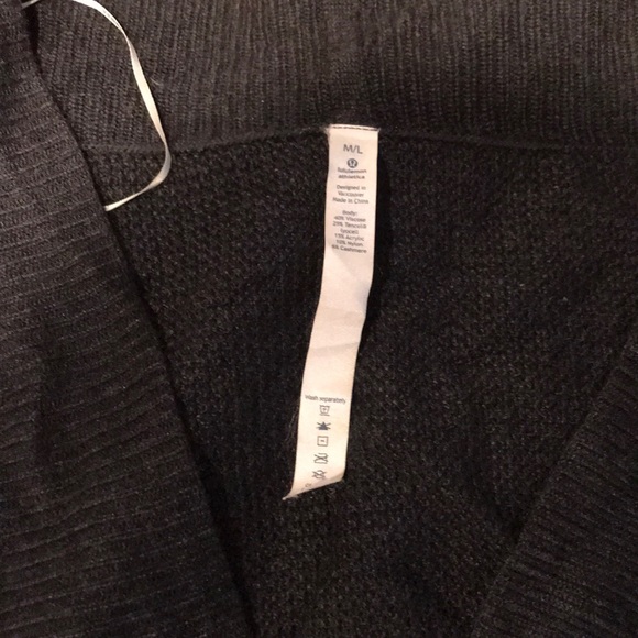 LULU LEMON wrap cardigan - Picture 2 of 3